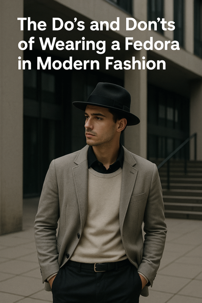 The Do's and Don'ts of Wearing a Fedora in Modern Fashion The Do's and Don'ts of Wearing a Fedora in Modern Fashion