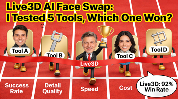 Live3D AI Face Swap: I Compared 5 Tools—Here’s the Winner Live3D AI Face Swap: I Compared 5 Tools—Here’s the Winner