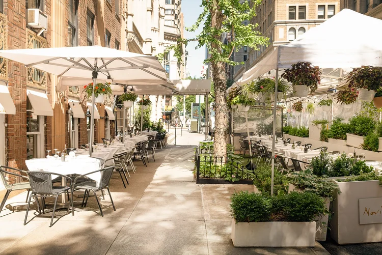 Heated Outdoor Dining NYC: Where Cozy Evenings Meet Great Italian Food